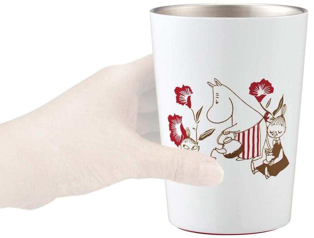 Стакан из нержавеющей стали для кофе из магазина Skater Convenience 400 мл Муми-тролли Чаепитие Вакуумная изоляция Изолированный/Холодный STCV2-A