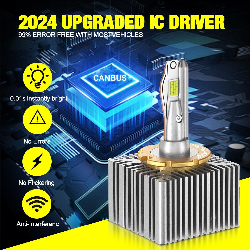 2 шт. D1S D3S светодиодные фары 360 светодиодов HID D2S D4S D5S D8S Canbus D1R D2R D3R D4R D5R D8R ксеноновые лампы турбо автомобильная лампа 110 Вт 70000 лм светильник Plug&Play