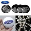 Автомобильная наклейка Ford 4 шт. 56/60 мм Наклейки-значки на центральные колпачки колес автомобиля Замена колпачков ступицы для Ford Ranger Focus Transit Kuga