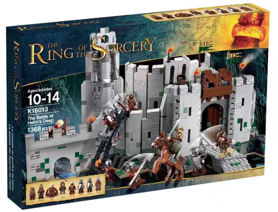 Совместимо с конструктором LEGO 9474 Серия «Властелин колец» Битва за Хельмову падь
