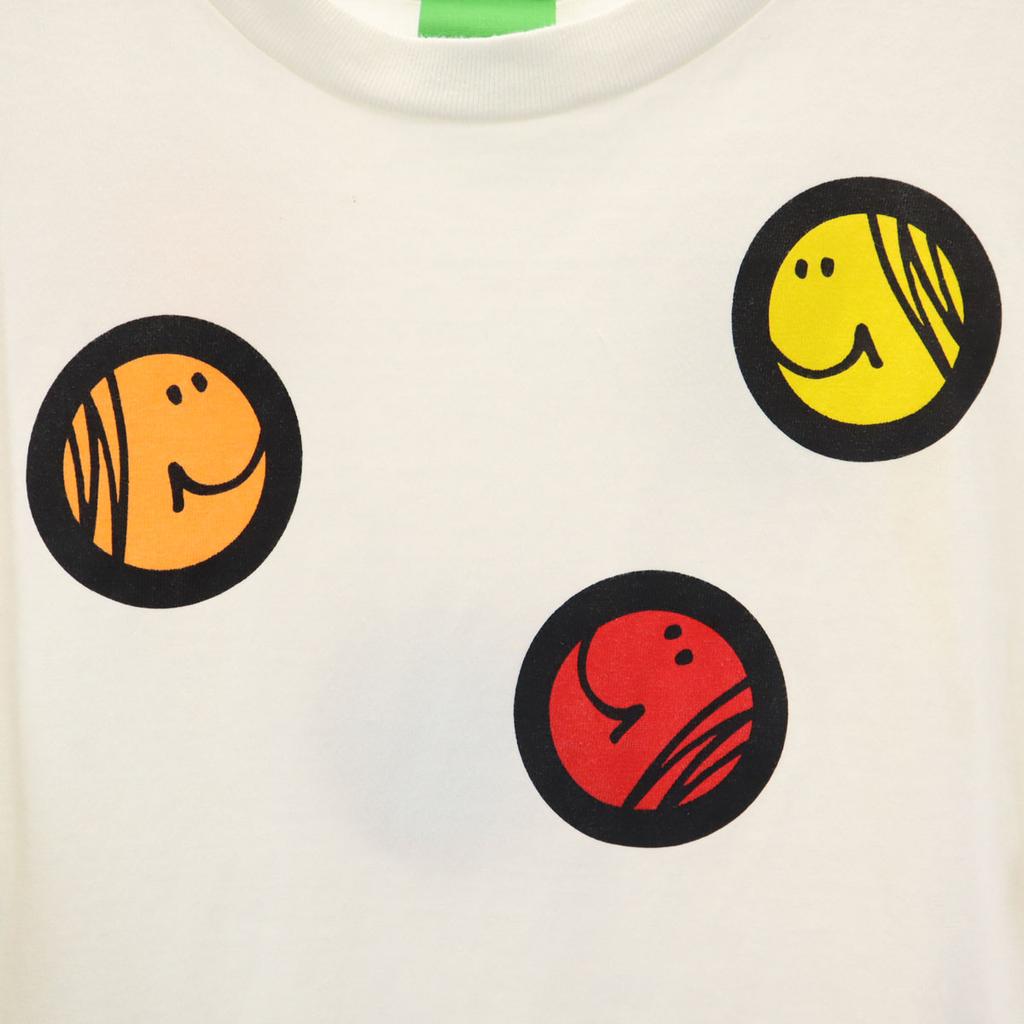 BEAMS T Palm Graphics Palm Graphics Collaboration Smile Print Short Sleeve T-shirt Men's Used
