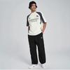 Reebok Футболка свободного кроя с цветными блоками, круглым вырезом, коротким рукавом и буквенным принтом, унисекс, белая 24SRM415UGW1