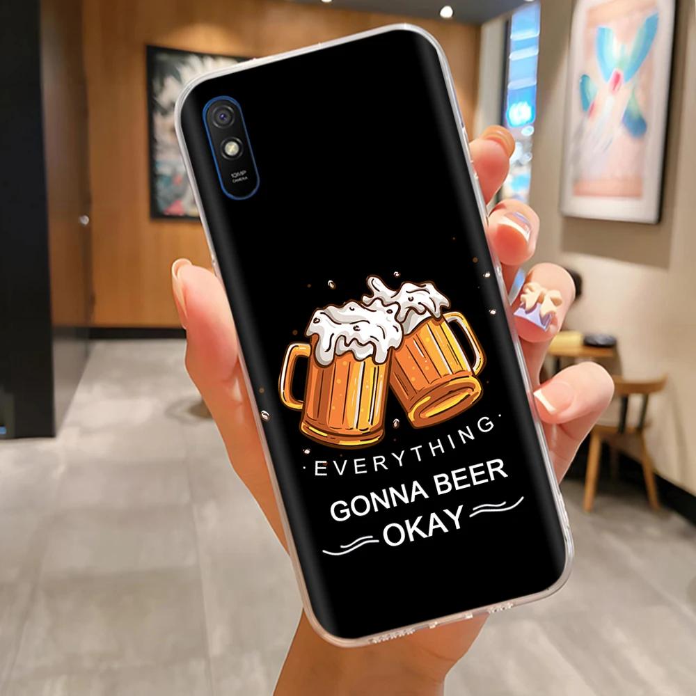 Чехол для Redmi 9A Милый корпус Для телефона Redmi 9AT Чехол для телефона Прекрасный мультяшный Мягкий ТПУ Прозрачный силиконовый бампер Для Xiaomi Redmi 9A