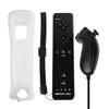 Набор из 2 контроллеров для Nintendo Wii 2-в-1 Опциональный Motion Plus Джойстик Беспроводной Пульт Геймпад с Силиконовым Чехлом Видеоигра