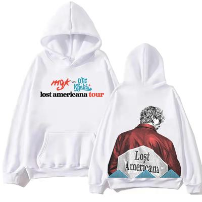 MGK Lost Americana Tour Machine Gun Kelly Худи Харадзюку Хип-Хоп Пуловер Топы Свитшот Подарок