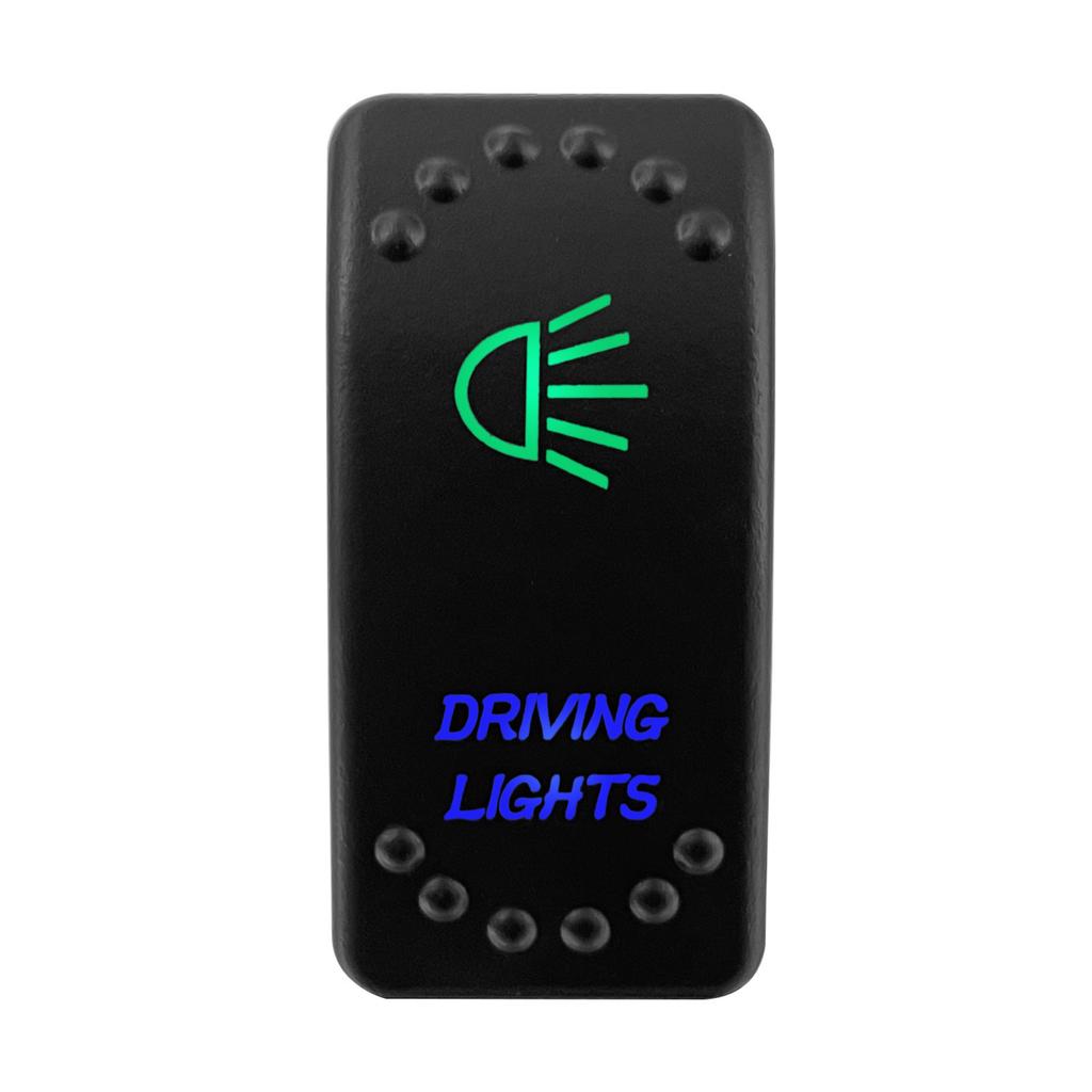 12V 20A Marine Boat Rocker Switch Green Blue Led SPST DPDT Car Switch Waterproof 24V for Jeep Wrangler Cam Am Polaris Battery Switches5
