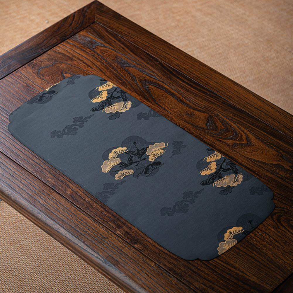 New Thick Tea Mat Embroidered Patterns Chinese Style Tableware Mat Creative Useful Table Mat
