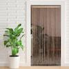 Elegant Door Curtain Solid Color Tassel Window Curtain Window Treatment String Curtain  Home Decor