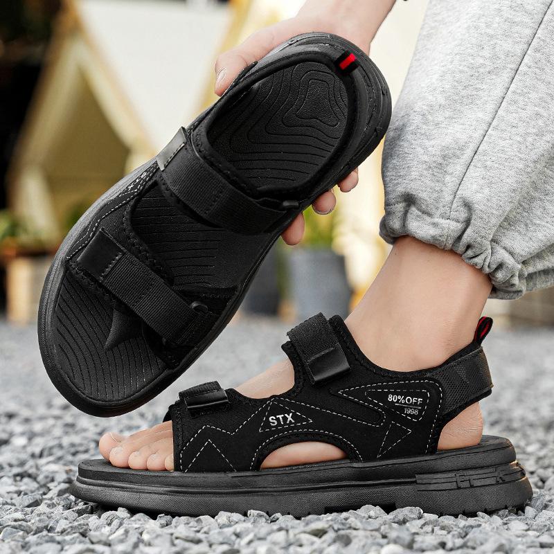 Sandals Men's Summer Teen Versatile Casual Sandals Driving Platform Outdoor Sports Leisure Vietnam Beach Slippers