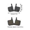 4 Pairs High-Performance Bicycle Disc Brake Pads for Magura MT5/MT7 Bike Repair Shops
