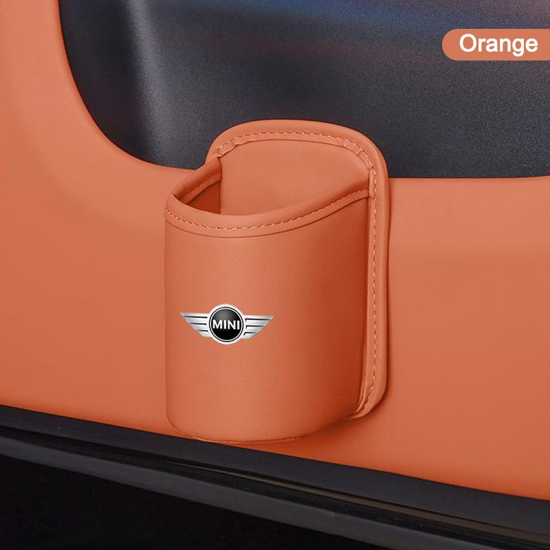 ZES5  Car Door Water Cup Holder Back Seat Drink Rack Storage For MINI Cooper One JCW Works Clubman R55 R56 F55 F56 R57 R58 R59 R60 R50