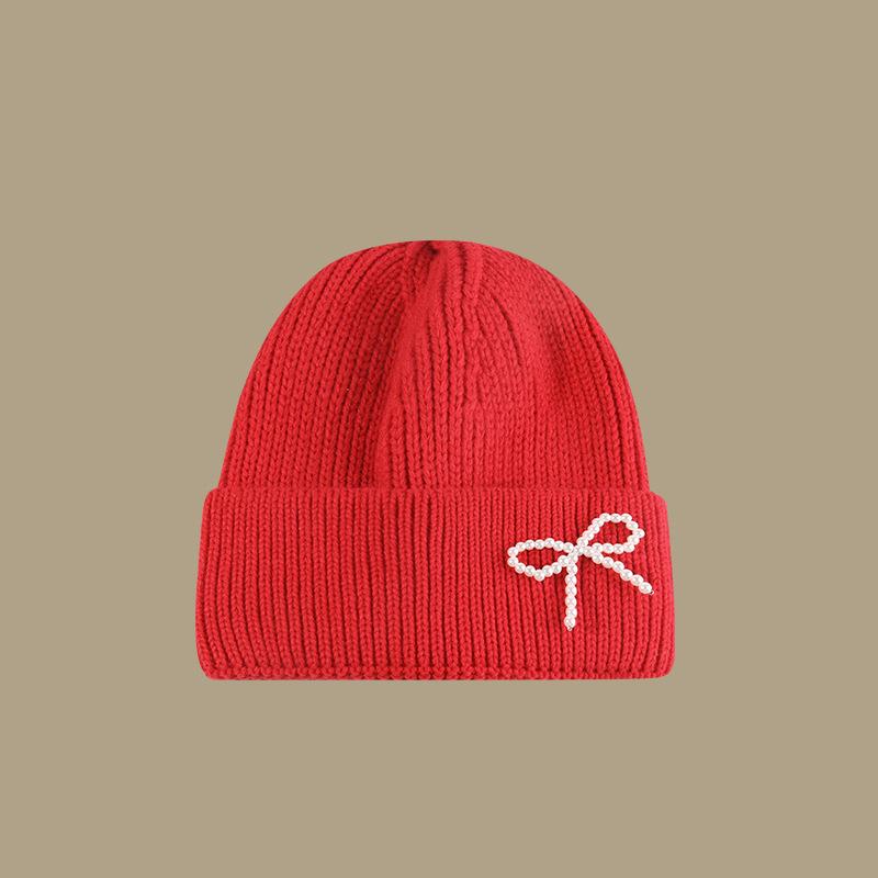 Галстук-бабочка Вязаная шапка Шапка шерстяная пряжа манжета вязаная шапка повседневная флисовая теплая вязаная шапка