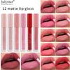 12 Colors of Velvet Matte Lipstick, Non-stick Lip Gloss, Long-lasting Moisturizing, Luxurious Lipstick, Creamy Texture, Light and Breathable
