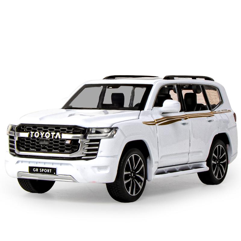 2026 Новый 1/32 Масштаб Симуляция Сплав Land Cruiser LC300 Модель Автомобиля Большой Внедорожник Детская Игрушечная Машинка Коллекционная Декорация Оттяни Назад