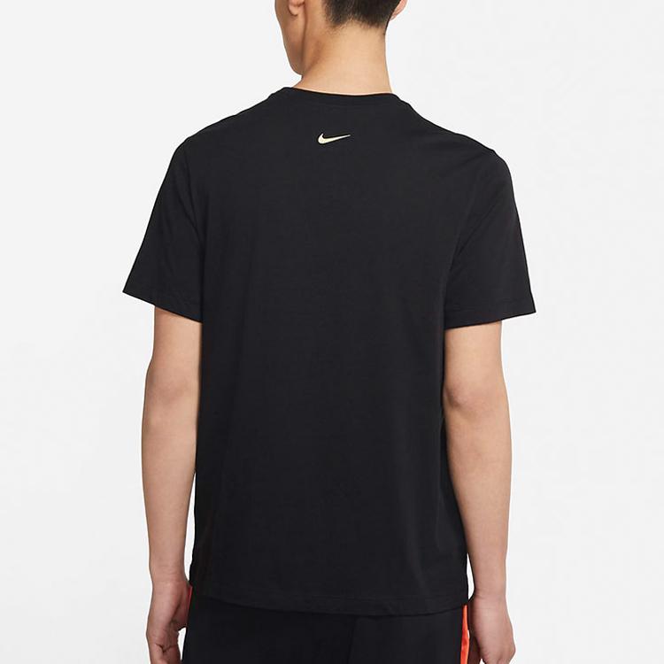Nike Футболка с круглым вырезом Lebron Strive For Greatness Basketball Print для мужчин, черная DD0786-011