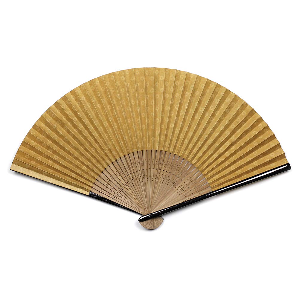 Складной веер Танигути Сёдо в стиле складного веера, дизайн Бога Ветра и Бога Грома, для шедевра живописи Эдо на складном, рекомендован в качестве сувенира или