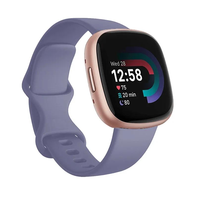 Спортивный ремешок для Fitbit Versa 3, ремешок для смарт-часов, аксессуары для браслета, ремешки для часов, мягкий силиконовый браслет для Fitbit Sense Versa3
