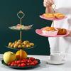 JianTe European Style 3-Tier Rotatable Dessert Fruit Plate
