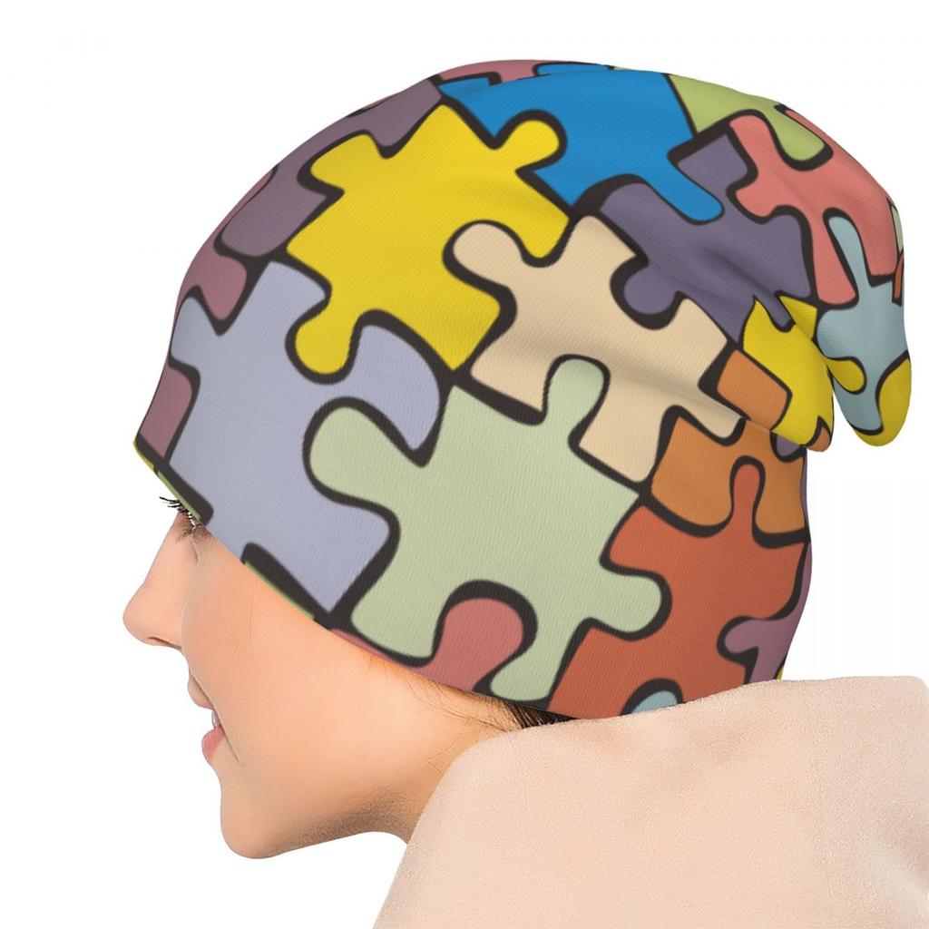 Новое поступление, мужская красочная головоломка, мультяшная шляпа, шляпа, зима, весна, черепа, унисекс