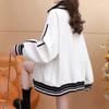 Navava Casual Line Color Block Long Sleeve Zip Jacket Nc349