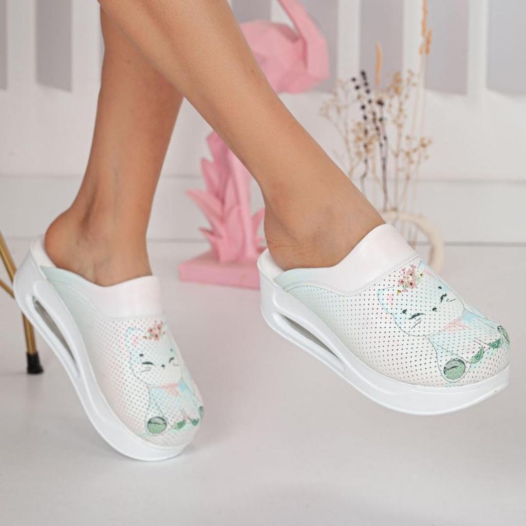 Ортопедические женские медицинские сабо — противоскользящие, удобные