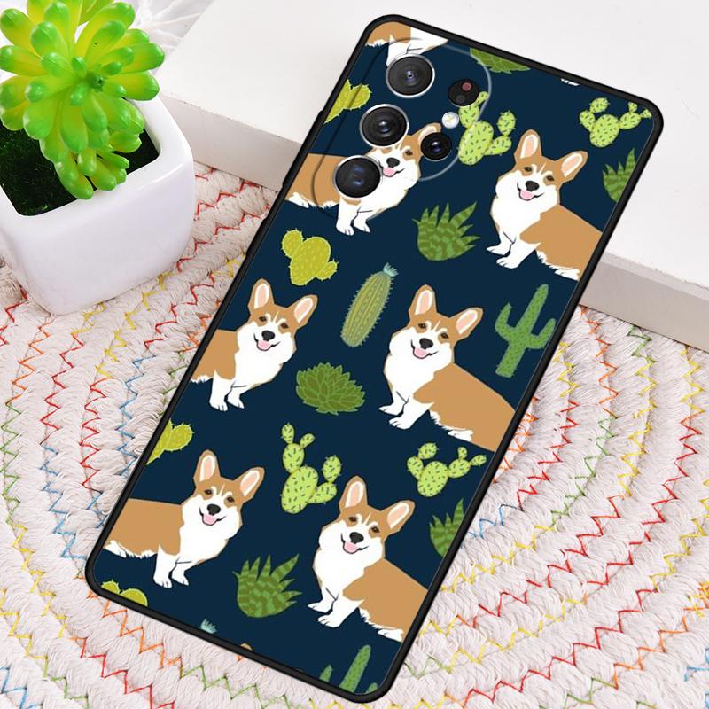 Коллаж с вельш-корги Чехол из ТПУ для телефона Samsung Galaxy note 10 pro S26 S25 S24 S23 S22 Ultra Plus S21 FE S20 Ударопрочный чехол