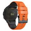 For Suunto 9/9 Baro/7 Silicone Watch Band 24mm Dual Color Textured Replacement Watch Strap