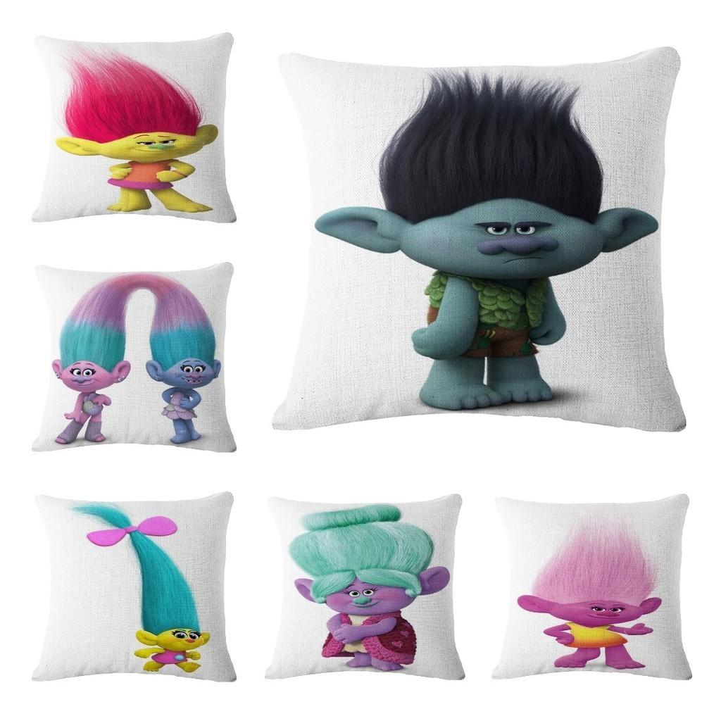 Adorable Cartoon Rabbit Design Throw Pillow Cover For Stylish Sofa Decor 45x45cm
