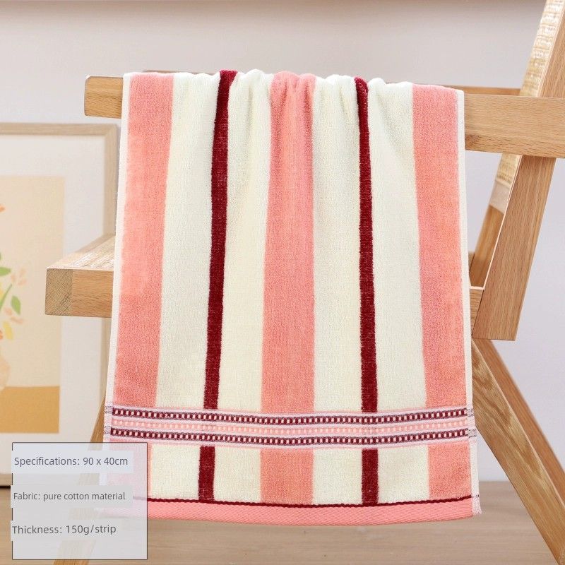 For Home Bath Absorbent Long Sports 100% Cotton Towel