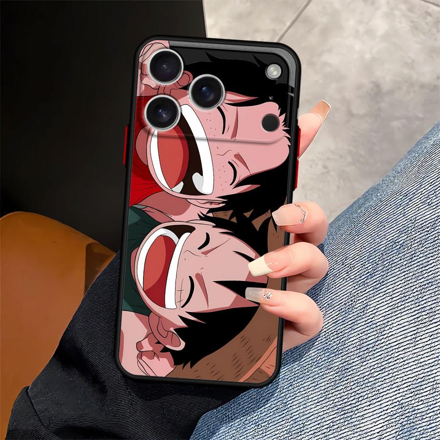Чехол для iPhone 17 Pro Max 11 XS XR 13 Mini 14 Air 7 8 SE 15 16 Plus 12 с изображением Луффи из аниме One Piece, задняя крышка телефона Funda