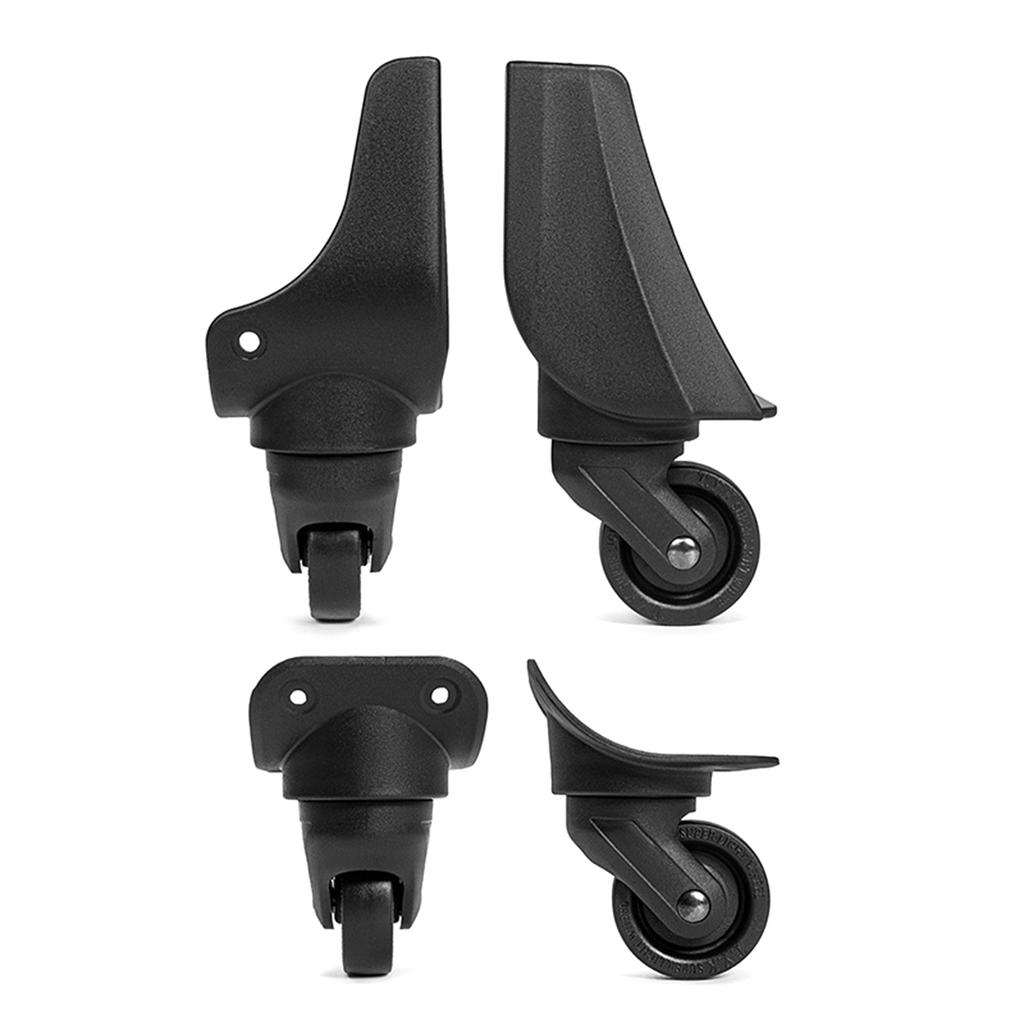 4 шт. Универсальные сменные колеса для чемодана, вращающиеся на 360 градусов, запасные части для багажа для плавных путешествий