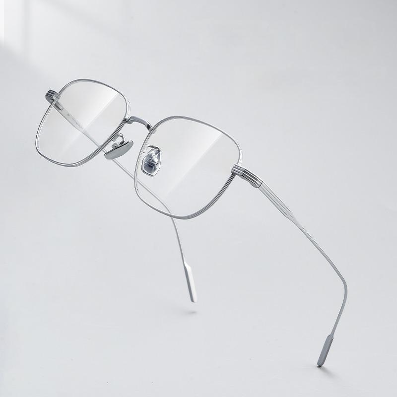 Fashionable Pure Titanium Presbyopia Glasses Frame High Quality Anti Blue Light Reading Glasses For Men And Women 80809TS