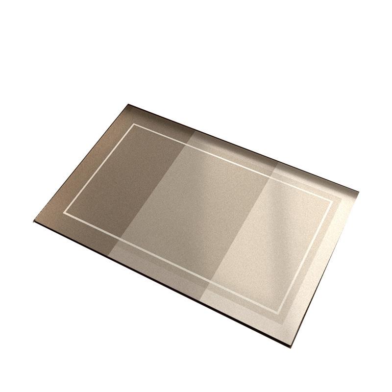 Впитывающие коврики для пола из диатомовой грязи для ванной комнаты Простые быстросохнущие противоскользящие коврики для входа в ванную Износостойкие и простые в уходе коврики для дома