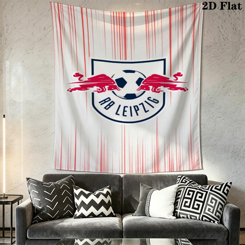 RB Leipzig Wall Tapestry Aesthetic Wall Hanging Printed Fabric Blanket Decorative Tapestries for Bedroom Living Room Home Decor