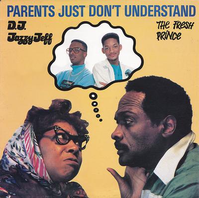 12-дюймовая пластинка DJ JAZZY JEFF & THE FRESH PRINCE - Parents Just Don't Understand LMD596 Jive, Liberatio 1988 Австралия Рэп и хип-хоп/R&B Б/У