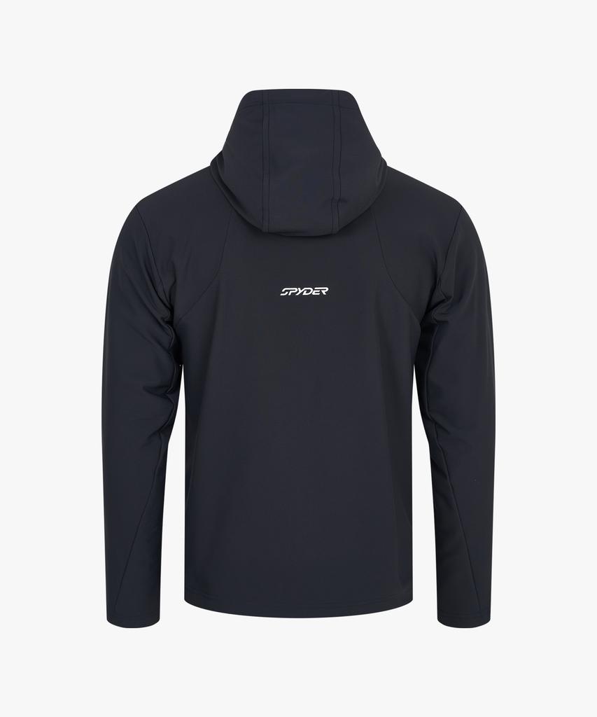 Spyder Men'S Brushed Woven Terry Zip-Up Hoodie Spkwcnft206Mblk