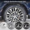 4Pcs Lexus F SPORT Car Wheel Center Hub Caps Cover Accessories for Plug-in Hybrid ES UX 300e GS GX IS LS CT NX RX 350h 450h