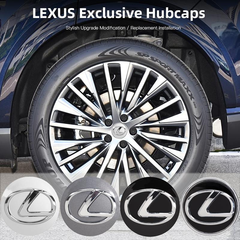 4Pcs Lexus F SPORT Car Wheel Center Hub Caps Cover Accessories for Plug-in Hybrid ES UX 300e GS GX IS LS CT NX RX 350h 450h