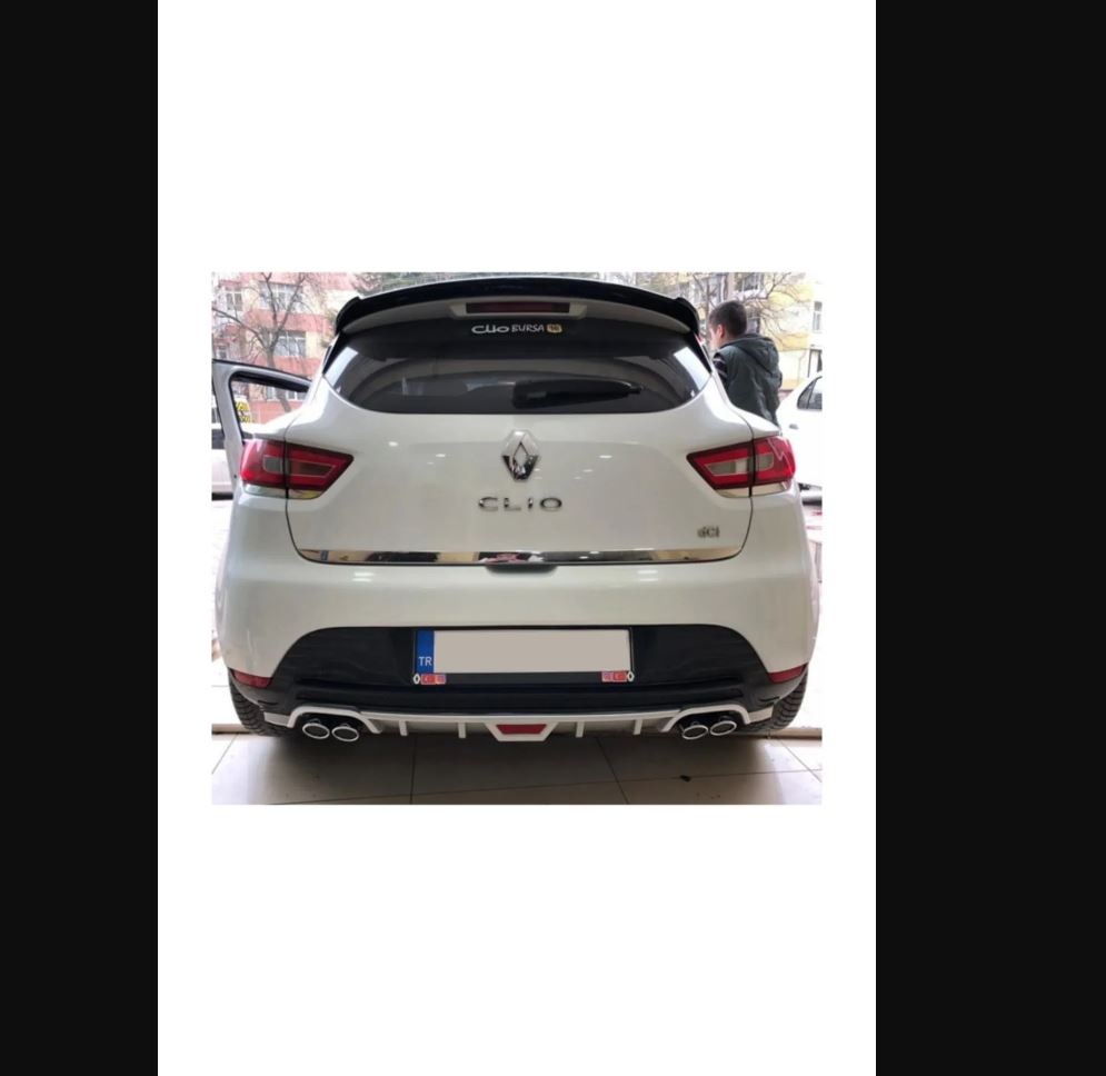 Для Renault Clio 4 Diffuser 2012 2013 2014 2015 2016 2017 2018 - Удлинитель крепления заднего бампера