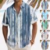 Гавайская рубашка для мужчин, мужские винтажные рубашки для боулинга на пуговицах, летняя пляжная рубашка с коротким рукавом