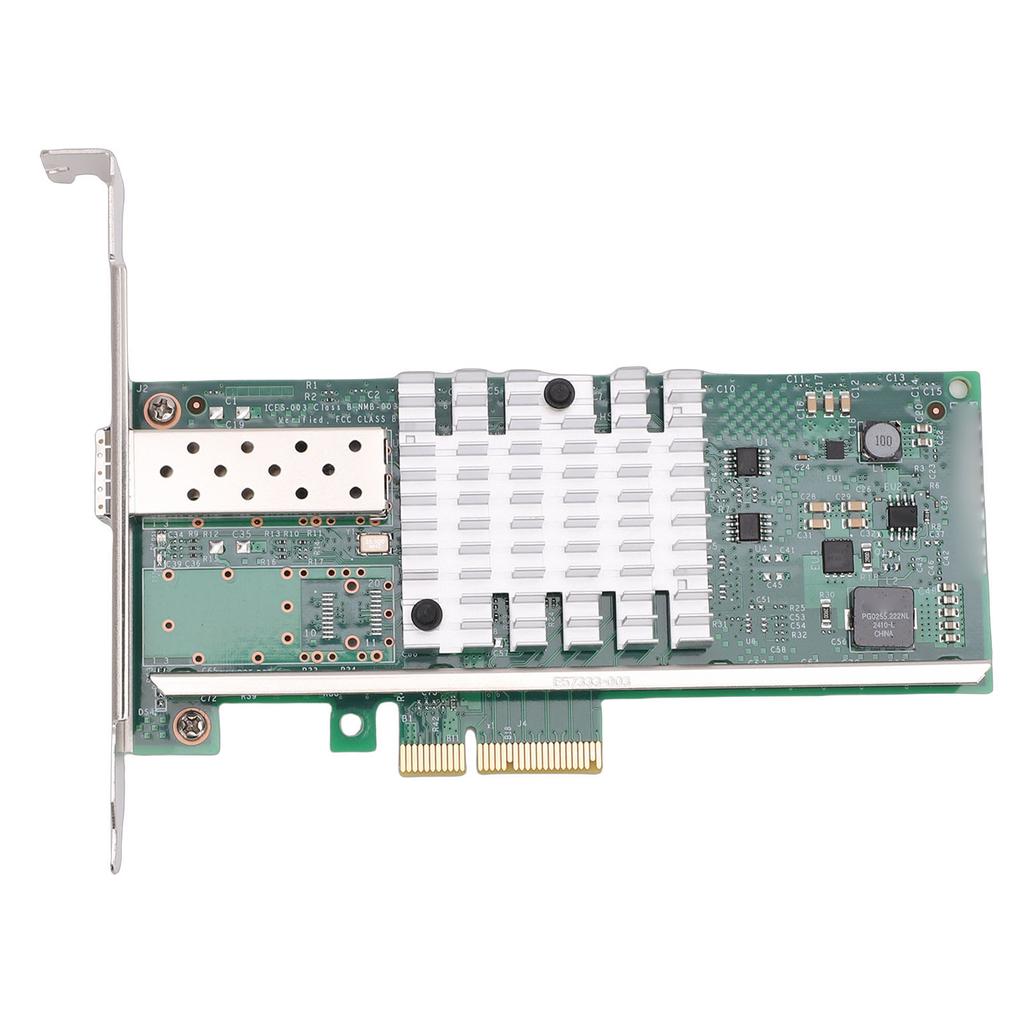 Сетевая карта-адаптер 10 Гбит/с PCI E X4 с одним портом SFP+ Ethernet-адаптер с контроллером 82599EN, поддержка Windows