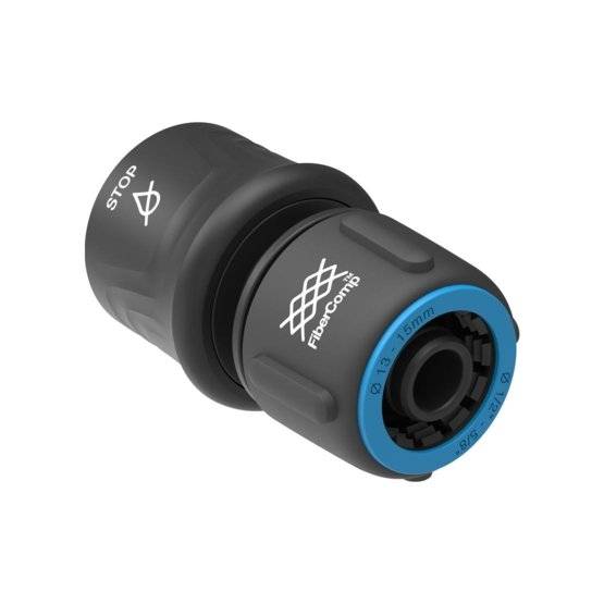 Fiskars Quick Connector 1/2-5/8" STOP 1054789 With FiberComp Stop Durable