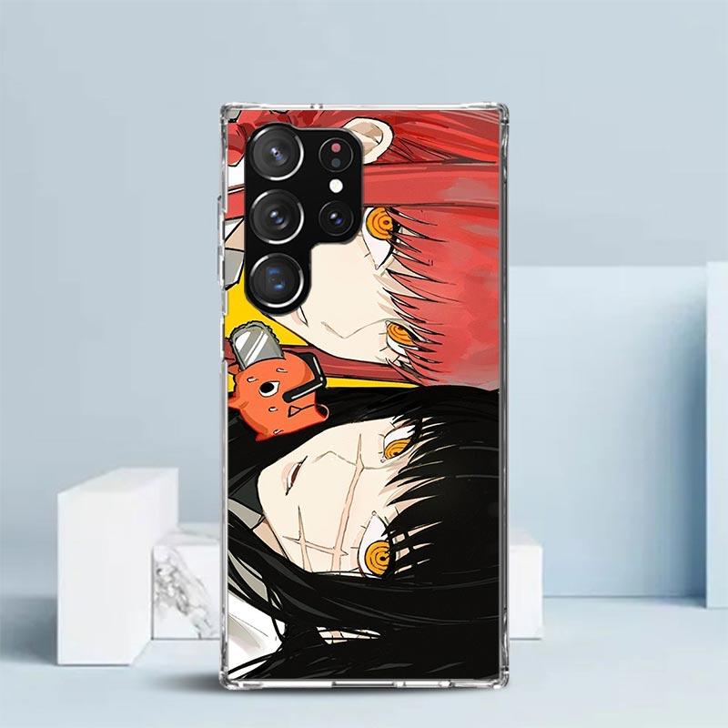 C-Chainsaw Mans Yoru War Devil Soft Cover for Samsung Galaxy S25 Edge S26 S24 S23 Ultra Phone Case S22 S21 Plus S20 FE Print Pat
