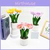 Simulation Corn Multicolor Poppy Potted Artificial Flower Ornament Desktop