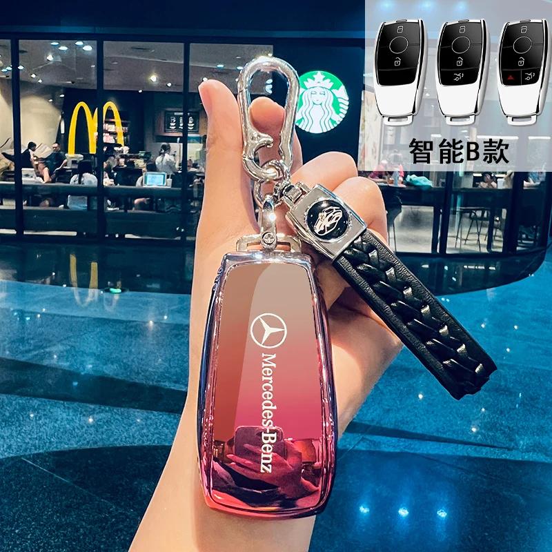 RPO5 TPU Key Fob Cover For Mercedes Benz A B C E S Class W204 W205 W212 W213 W176 GLC MAYBACH Keyless Soft Case