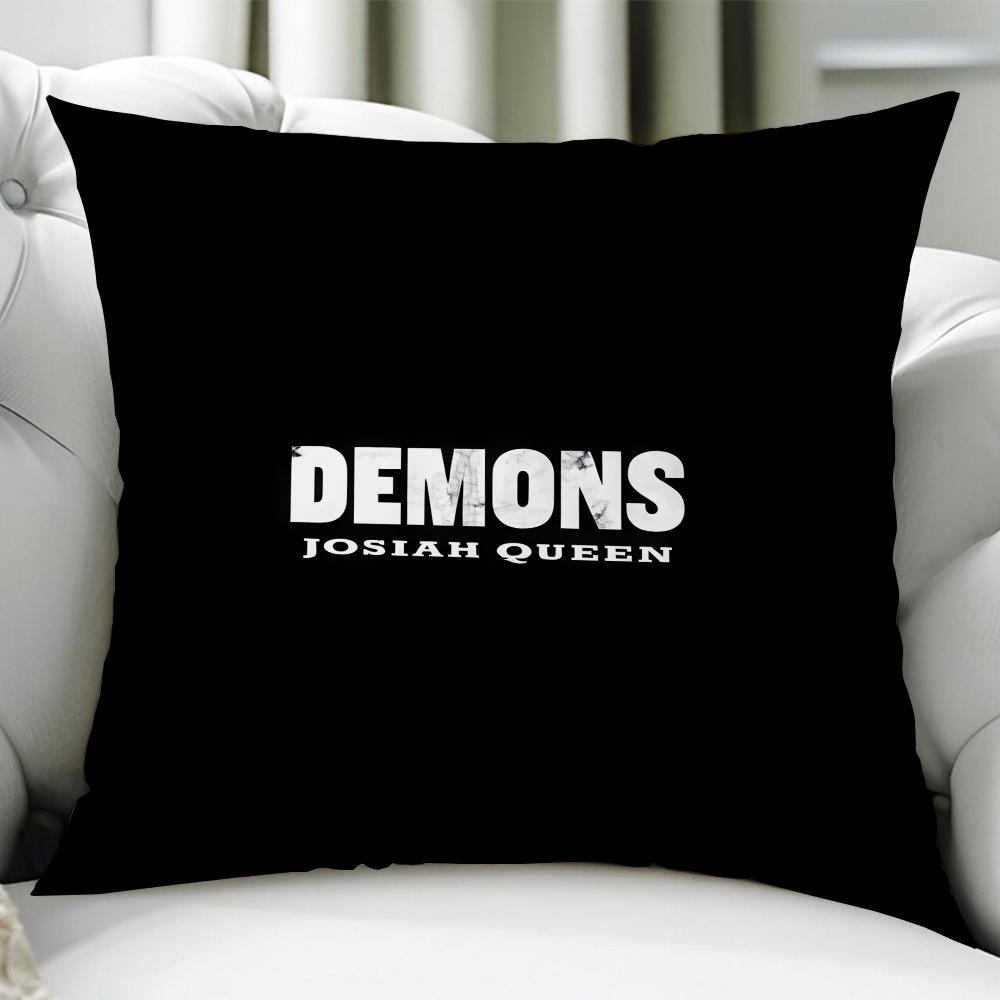 JJosiah Queen Demons Singer Birthday Anniversary Gifts Double Sided Printed Zipper Cushion Cover Soft Skin Bedding