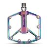 WEST BIKING Aluminum Alloy Footboard Hollow Anti-skid Bearing Mountain Bike MTB Foot Pedals Smooth Bearing Bike Part Accessories