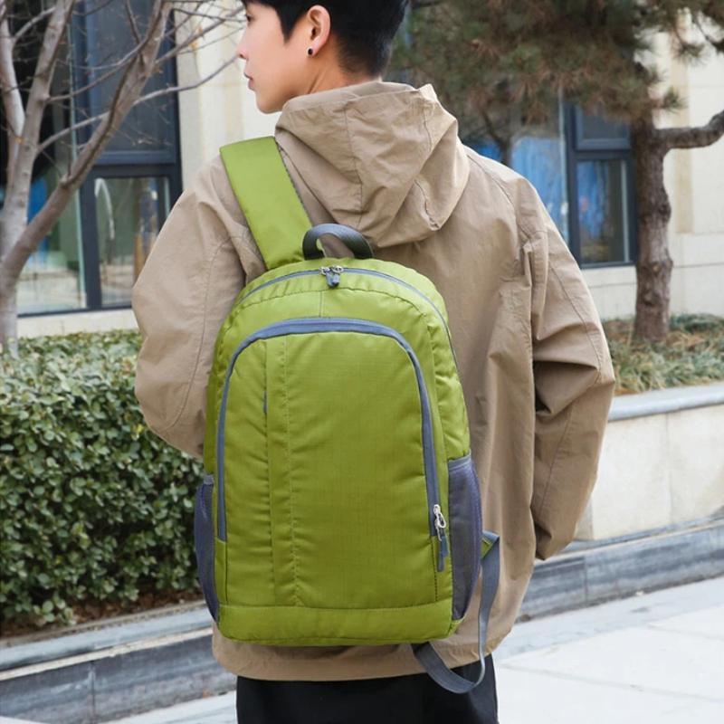 Складной рюкзак для спорта на открытом воздухе, мужской и женский повседневный дорожный легкий рюкзак