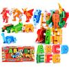 A-G English Letter Transformation Alphabet Dinosaur Robot Child Educational Toy