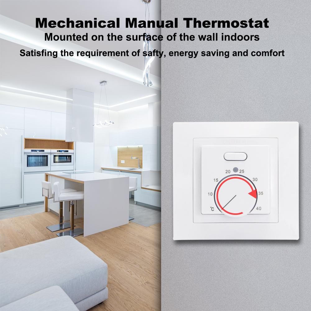 MINCO HEAT Электрический MK05 Комнатный Термостат 220В 16А Контроллер Температуры для Системы Теплого Пола